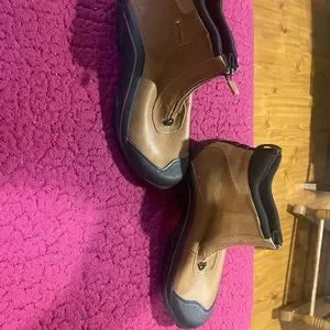 Clark’s brown leather zip up boots. Men’s size 8. Like new condition. Clarks | Shoes | Clarks Brown Leather Zip Up Boots Mens Size  main image 2